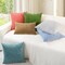 Throw Pillow Covers Decorative 20 X 20 Inches Pack of 2 Cozy Chenille Cushion Cases for Couch Sofa Bed Living Room Home Moonbeam Gray